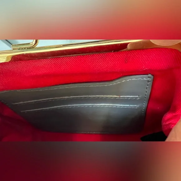 Dooney & Bourke Small Leather Framed Credit Card Coin Wallet 👛 - Picture 5 of 6